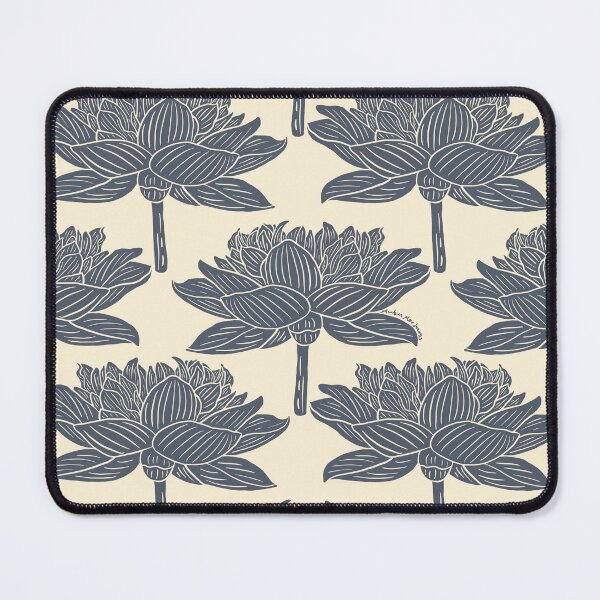 Item preview, Lotus Flower Block Print designed and sold by AmberMaeJacobs.