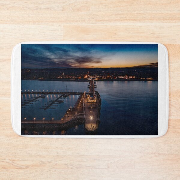 Item preview, Sopot molo by night designed and sold by OpaSky.