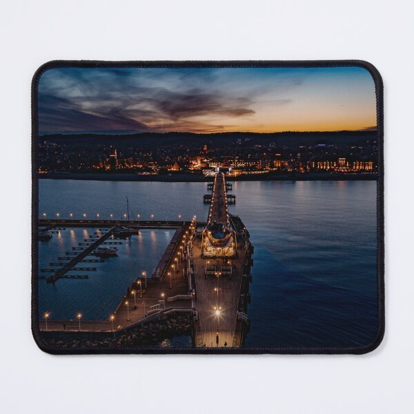 Item preview, Sopot molo by night designed and sold by OpaSky.