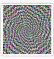 Awesome optical illusions. Optical illusion art Sticker