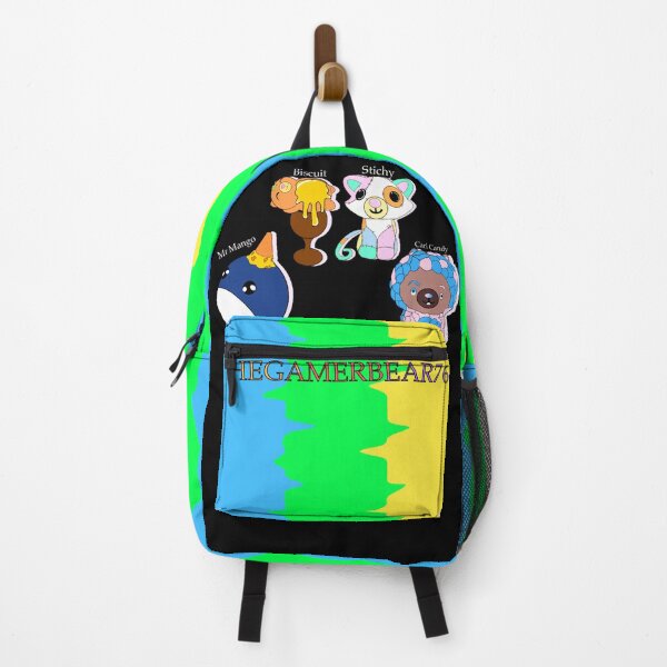 Item preview, Character and water marble Backpack/Book bag designed and sold by Thegamerbear76.