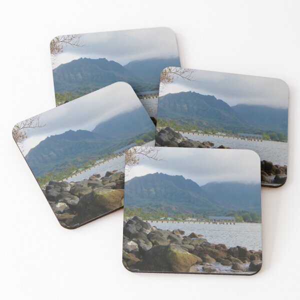 Item preview, Hanalei pier from afar, Kauai, Hawaii designed and sold by CommandoCrane.