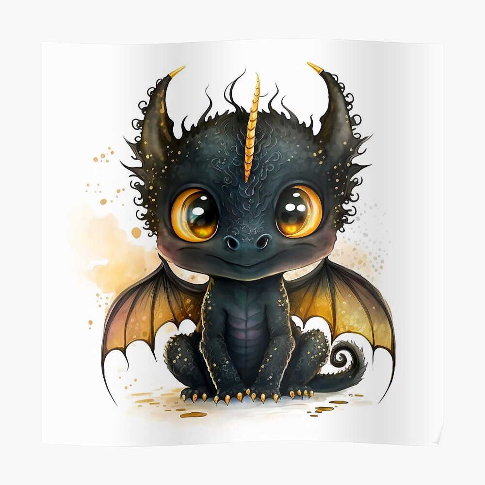 Premium Photo | Very cute baby dragons spitting fire flat style design  illustration generative ai