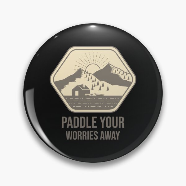 Item preview, Paddle Your Worries Away (Camping, Fishing, Canoeing) designed and sold by IrvineCreek.