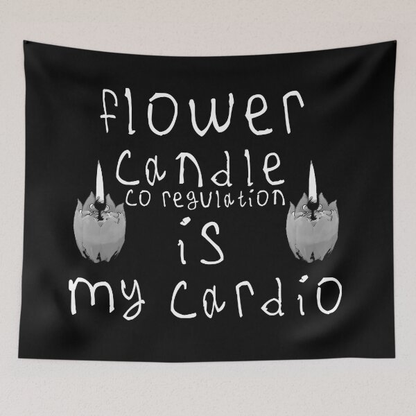 Item preview, Flower candle co regulation is my cardio designed and sold by kinpirks.