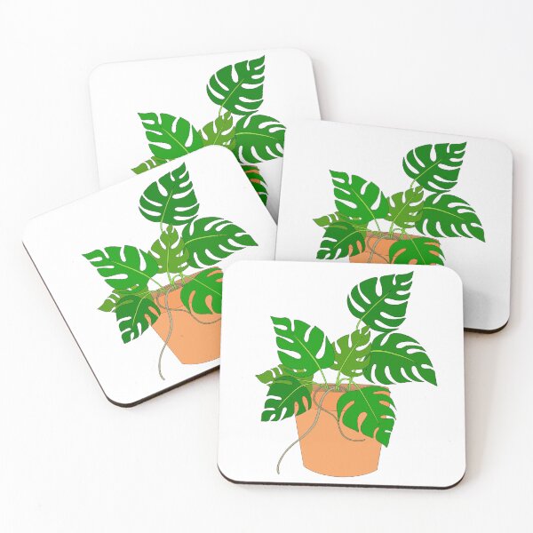 Item preview, Monstera in a pot designed and sold by ratbeankat.