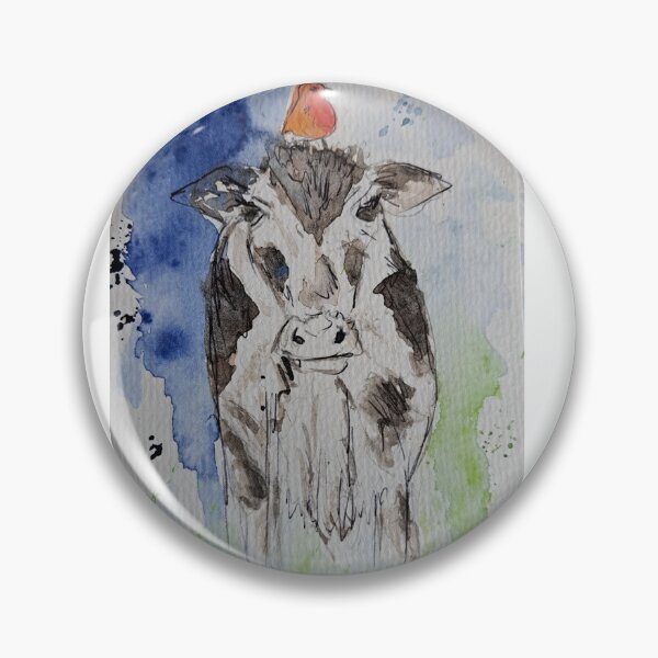 Item preview, Robin and cow friends designed and sold by loubie76.