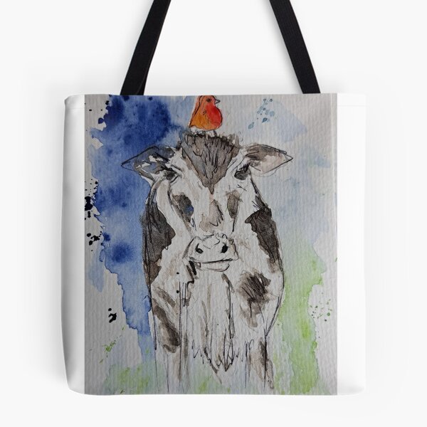 Item preview, Robin and cow friends designed and sold by loubie76.