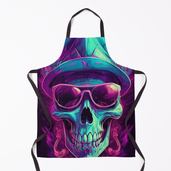 Item preview, Whimsical Psychedelic Skull Madhatter Skeleton Art Graphic Design V.37 designed and sold by Pexelpanoramas.