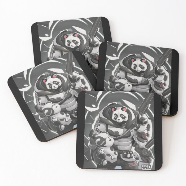 Item preview, cyborg panda designed and sold by EuropeanPrints.