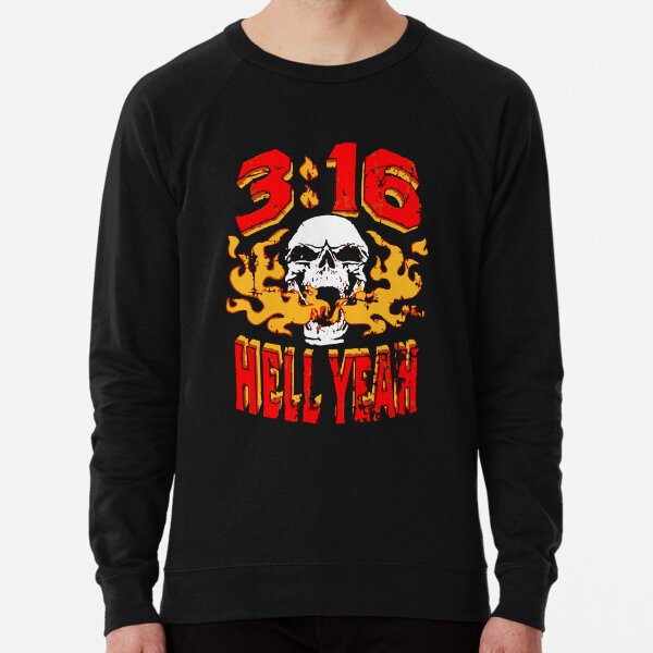VTG 90s Stone Cold Steve Austin 3:16 Skull Baseball Jersey WWF Shirt WWE L  42