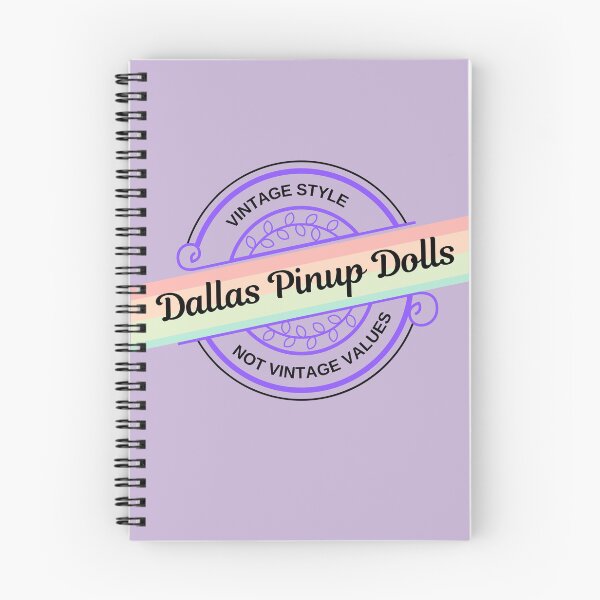Item preview, Dallas Pinup Dolls Text-Based Logo Purple - Light Background designed and sold by DallasPinupDoll.