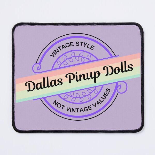 Item preview, Dallas Pinup Dolls Text-Based Logo Purple - Light Background designed and sold by DallasPinupDoll.