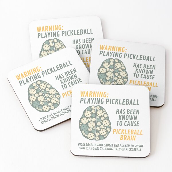Item preview, Funny Pickleball Brain designed and sold by whyitsme.