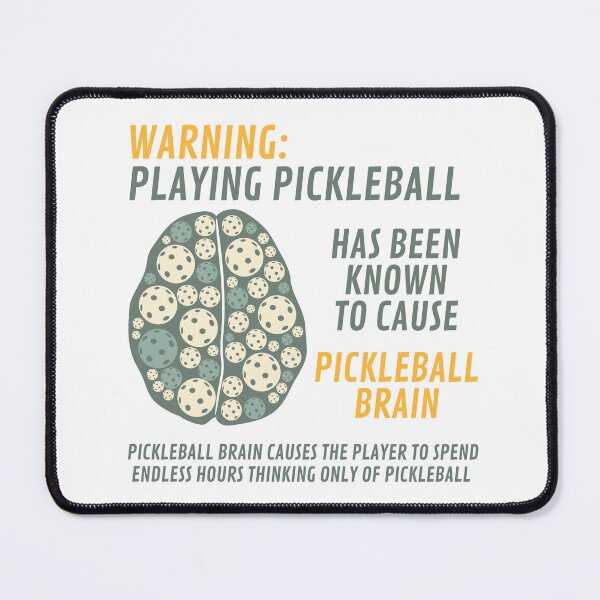 Item preview, Funny Pickleball Brain designed and sold by whyitsme.