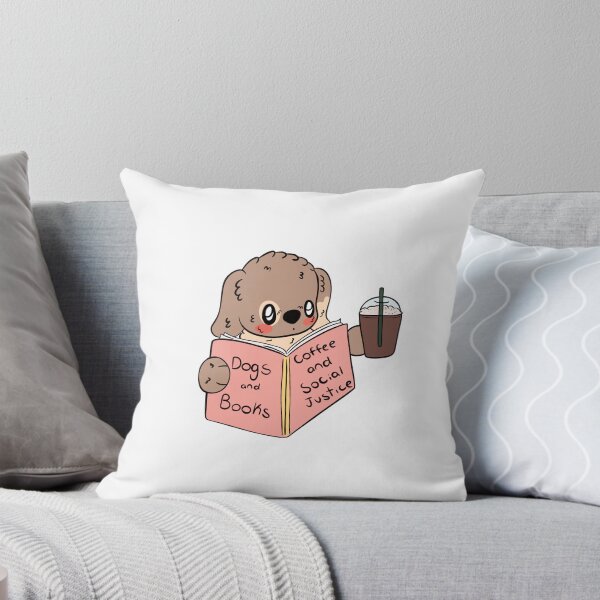 Item preview, Books and Coffee and Dogs and Social Justice designed and sold by PeachliiPie.