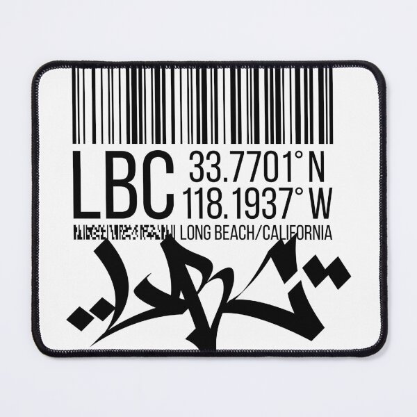 Item preview, Long Beach, CA (black) designed and sold by ICYMI-DZNS.