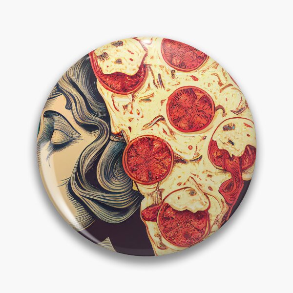 Item preview, pizza in mind illustration designed and sold by FireFXStudio.