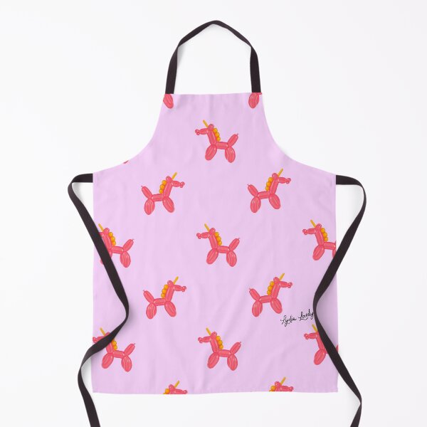 Artikelvorschau, Balloon animals- Unicorn- pink & orange- purple background entworfen und verkauft von Studio Lydia Lovely.