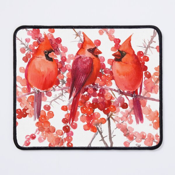 Item preview, Three Cardinal Birds designed and sold by surenart.