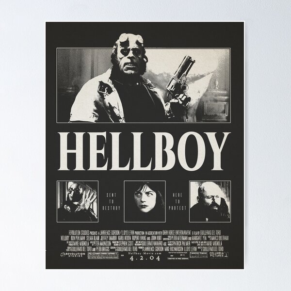 Hellboy Canvas Movie Poster Wall Print Semi Gloss 24x36 New outlets Various Sizes