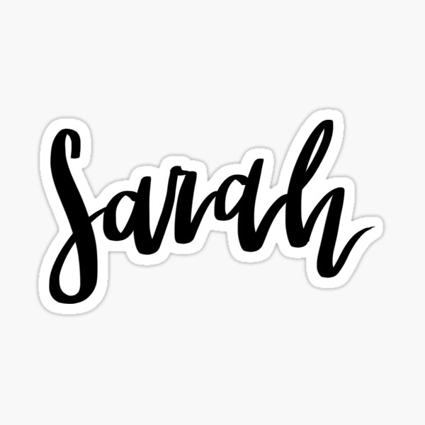  Sarah  Stickers  Redbubble