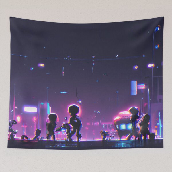 Item preview, Aliens In The Cyberpunk Universe designed and sold by KalipsoArt.