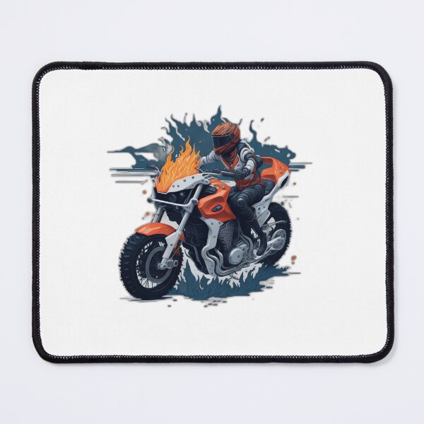Item preview, Motorcycle on Fire and Water Splash designed and sold by rockyRG.