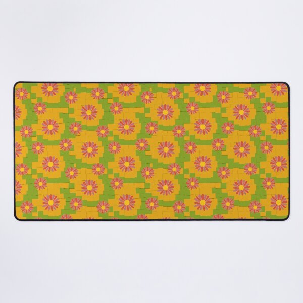 Item preview, Flowers on Yellow and Green designed and sold by MitaDreamDesign.