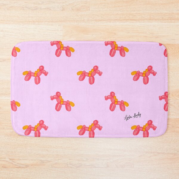 Artikelvorschau, Balloon animals- Horse- pink & orange- purple background entworfen und verkauft von Studio Lydia Lovely.