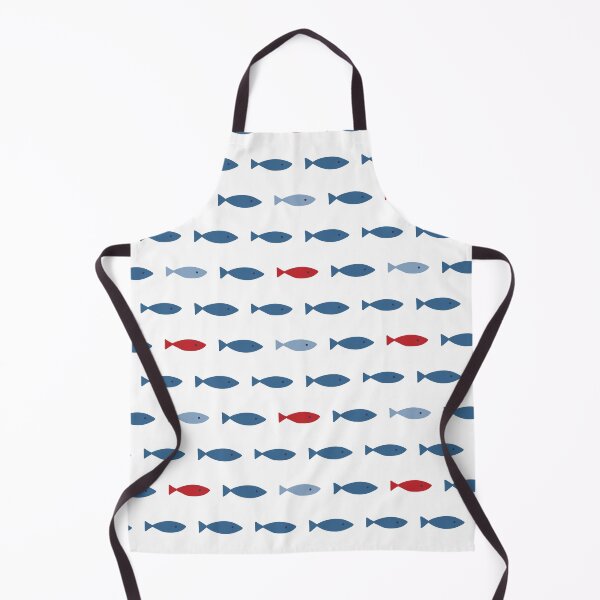 Item preview, Red fish blue fish pattern designed and sold by bullshirter.