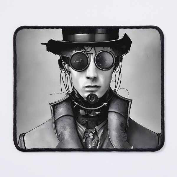 Item preview, Black and White Steampunk Style AI Pop Art - Ai Art designed and sold by stayrad.