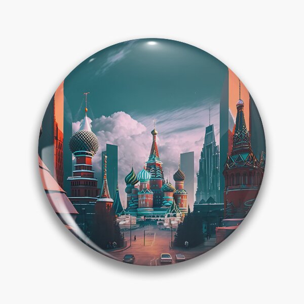 Aperçu de l'œuvre Villes du futur. Moscou créée et vendue par TheInspiredAI.