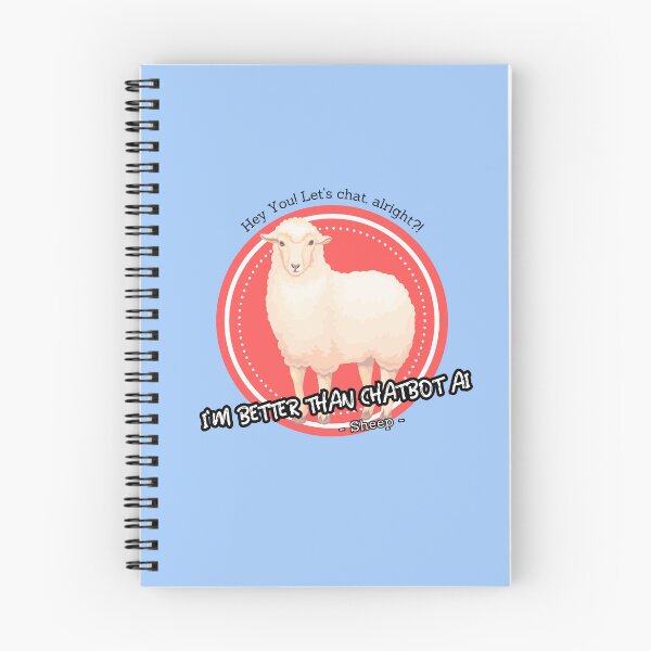 Item preview, better than chatbot AI - sheep designed and sold by PositiveIdeas.