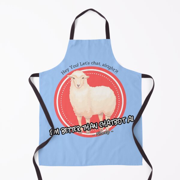 Item preview, better than chatbot AI - sheep designed and sold by PositiveIdeas.