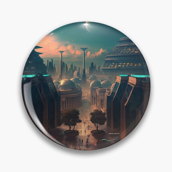 Item preview, Cities of the future. Rome designed and sold by TheInspiredAI.