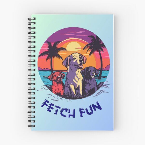Item preview, Fetch Fun | Dog Squad | Sunset Beach Adventure designed and sold by ArtfulDelights.