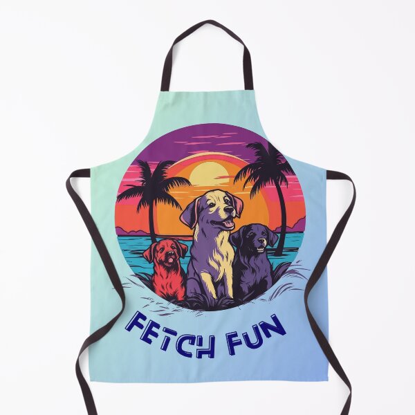 Item preview, Fetch Fun | Dog Squad | Sunset Beach Adventure designed and sold by ArtfulDelights.