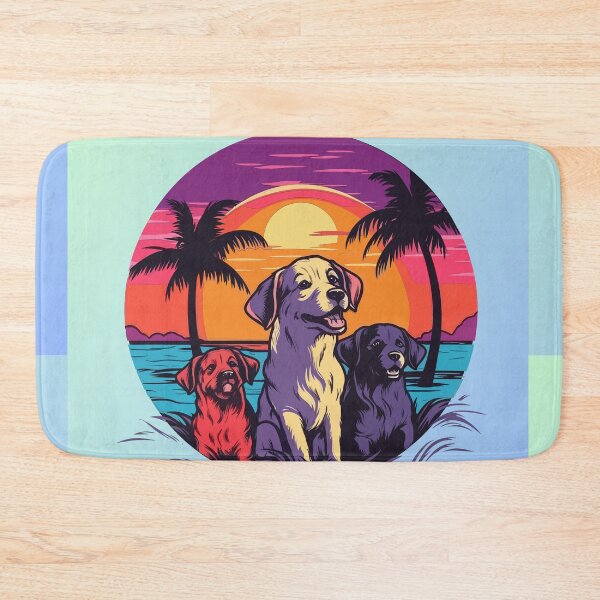 Item preview, Fetch Fun | Dog Squad | Sunset Beach Adventure designed and sold by ArtfulDelights.