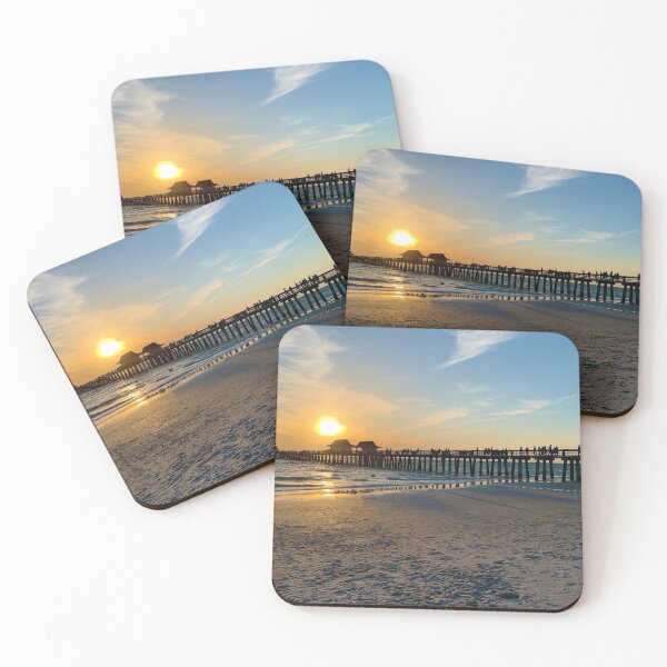 Item preview, Beautiful Naples pier at sundown, Naples, Florida designed and sold by CommandoCrane.