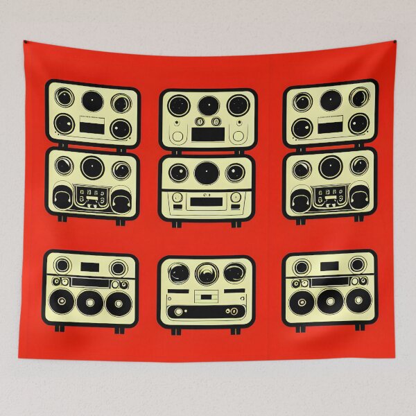 Item preview, Retro Radio designed and sold by Bizaire.