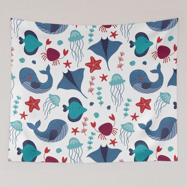 Item preview, Ocean life pattern designed and sold by bullshirter.
