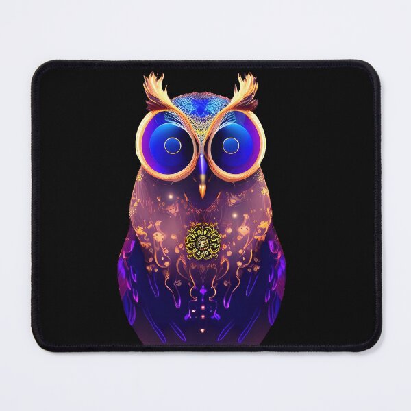 Item preview, Owl design - with big eyes and gold pendant designed and sold by Rostislav Bouda.