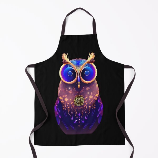 Item preview, Owl design - with big eyes and gold pendant designed and sold by Rostislav Bouda.
