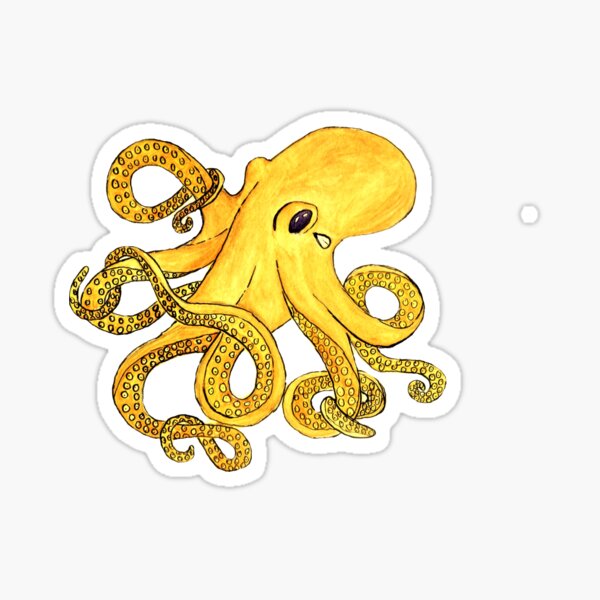 Item preview, Watercolor Octopus designed and sold by FinalGirlArt.