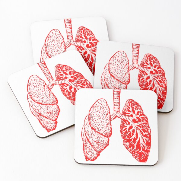 Item preview, Red color lungs designed and sold by smitke.
