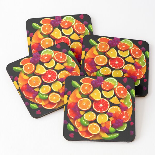 Item preview, Fruits Pattern Orange Ruby Red Grape Lime - Fruits designed and sold by internlvisions.