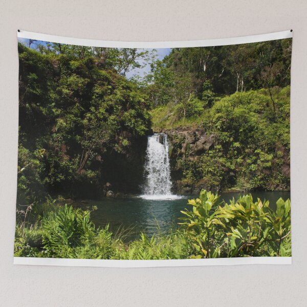 Item preview, Scenic Pua'a Ka'a Falls in Hawaii, Maui, Hawaii designed and sold by CommandoCrane.