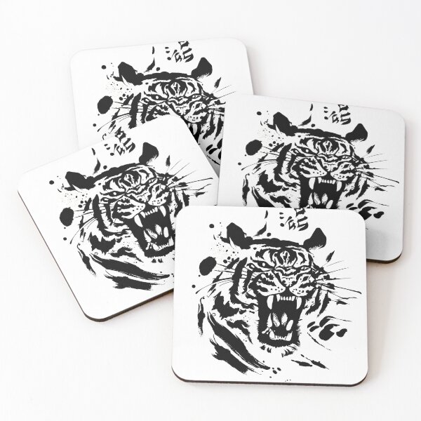 Item preview, Tiger roar with Japanese ink designed and sold by goodday Japan.