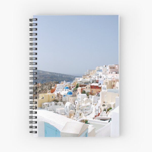 Item preview, Santorini's Iconic White Homes Amidst the Blue Sea designed and sold by szymontravels.